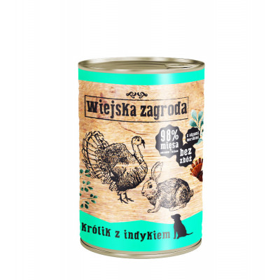 Wiejska Zagroda KRÓLIK z indykiem