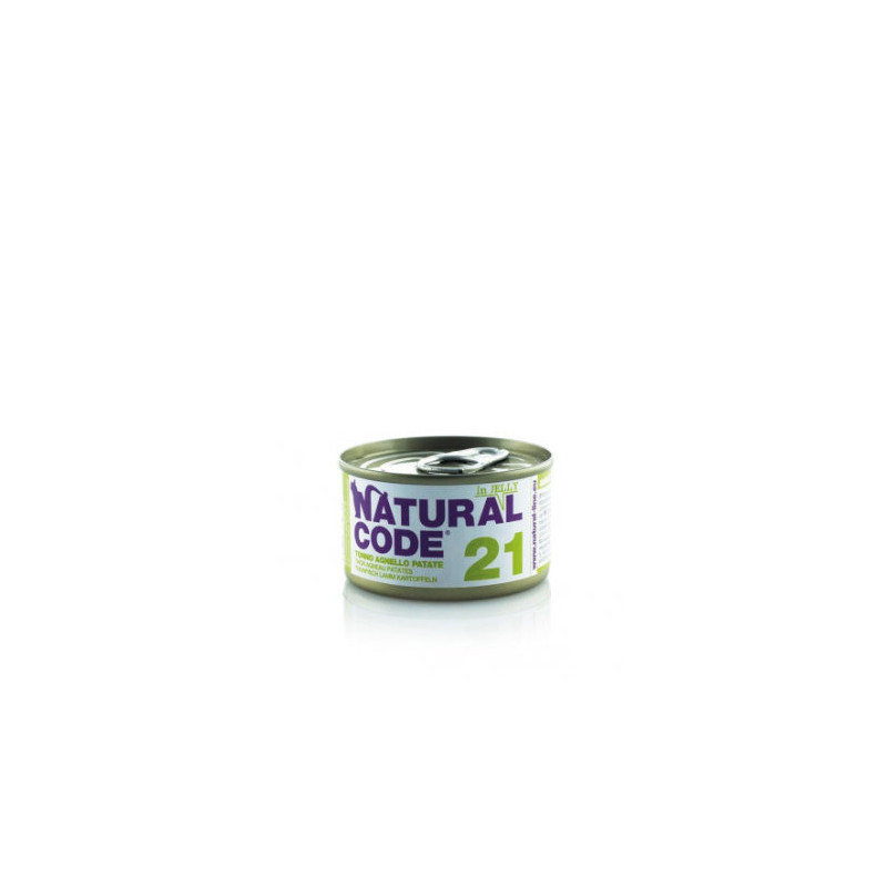 Natural Code 21 tuna, lamb and potatoes in JELLY