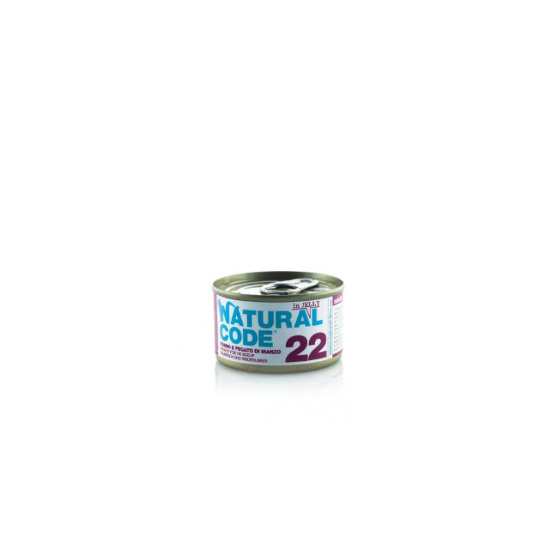 Natural Code 22 tuna and beef liver in JELLY