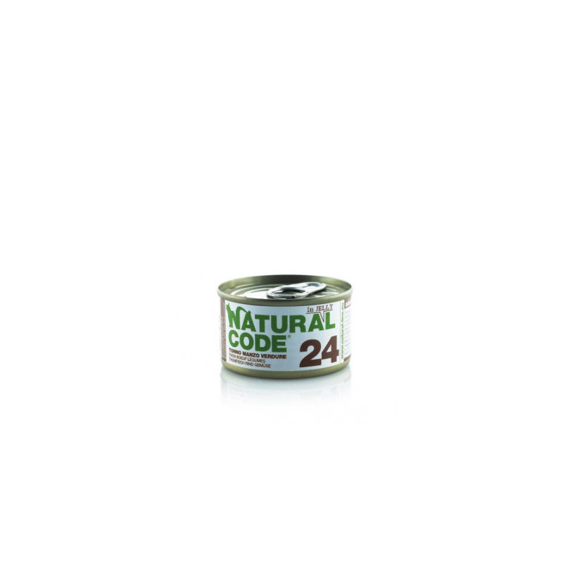 Natural Code 24 tuna, beef and vegetables in JELLY