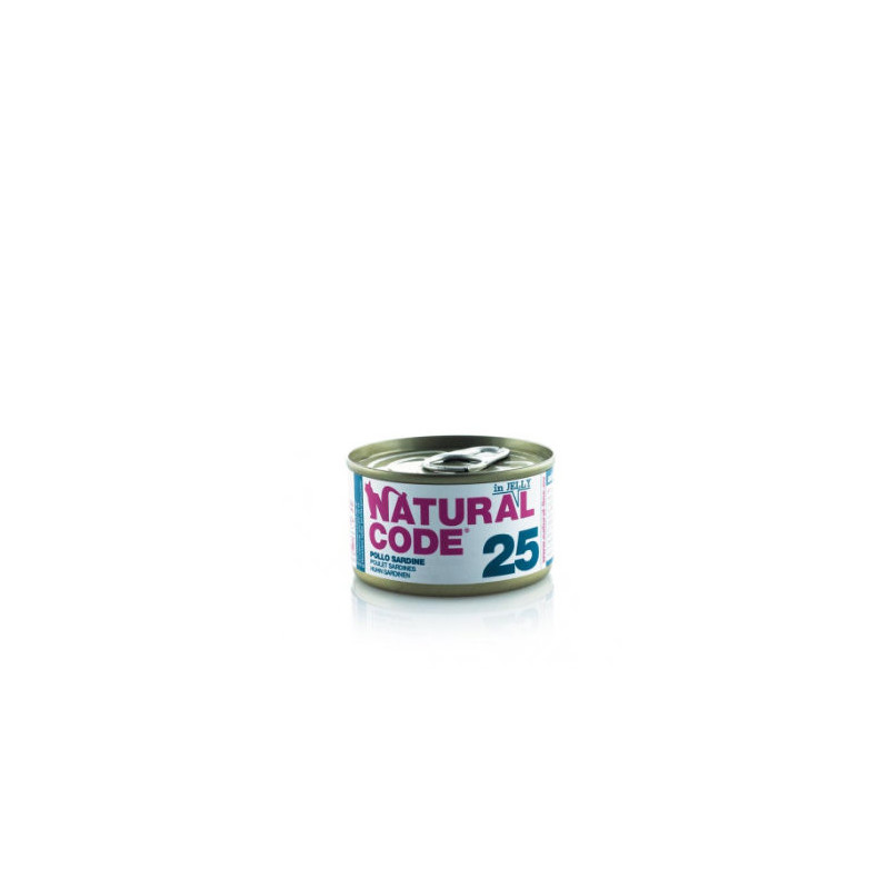 Natural Code 25 chicken and sardines in JELLY