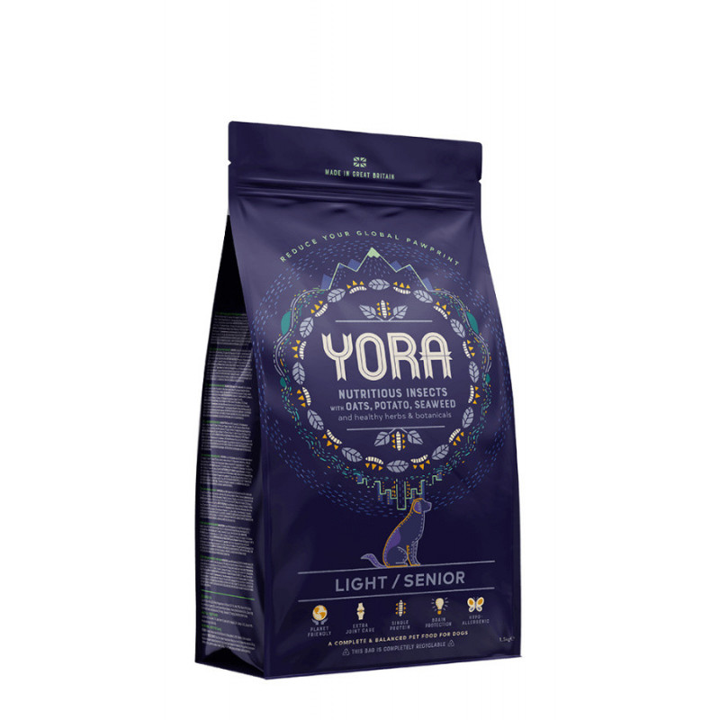 Yora SENIOR LIGHT - ekologiczna karma z insektów 36% owadów