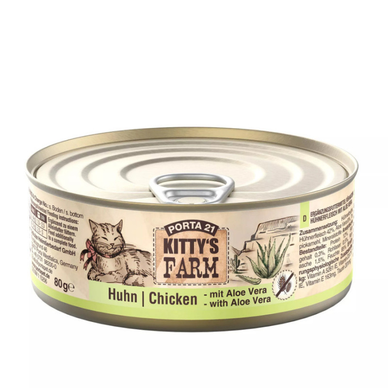 Porta kittys farm KURCZAK z aloesem