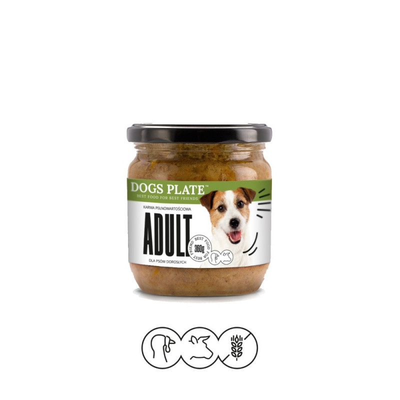 Dogs Plate adult Dogs Plate adult