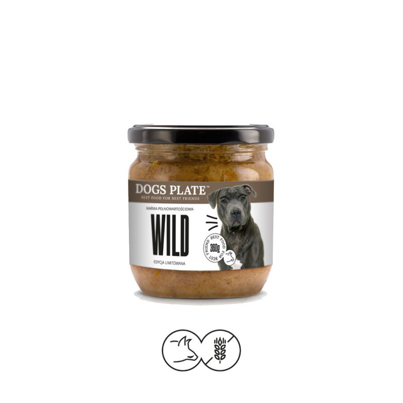 Dogs Plate WILD z dzika