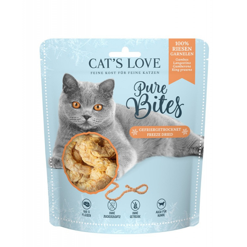 CATs LOVE przysmak PURE krewetki królewskie