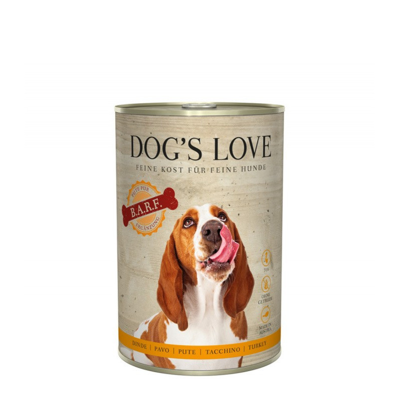 Dogs Love BARF puszka - czysty INDYK