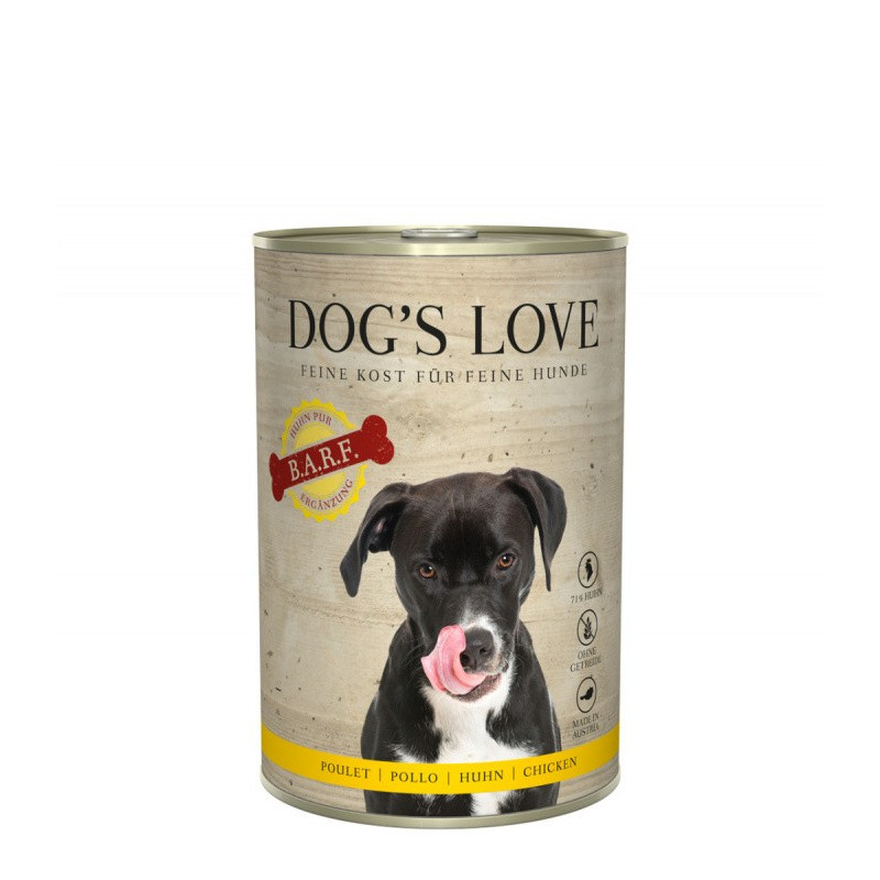 Dogs Love BARF puszka - czysty KURCZAK