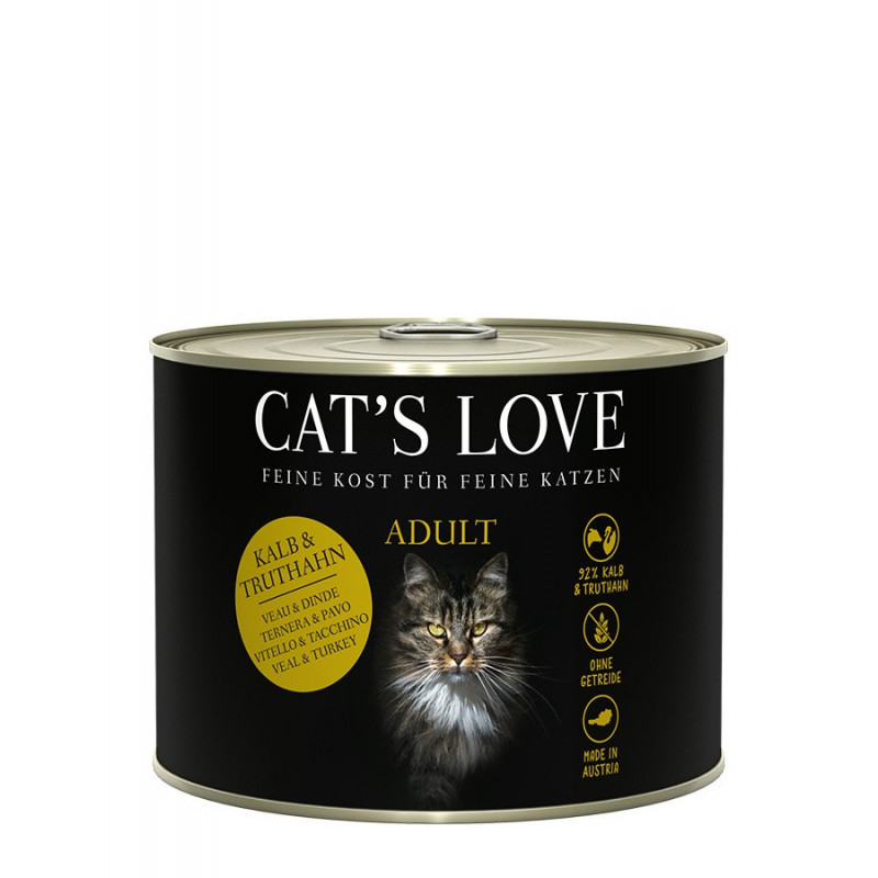 CATs LOVE puszka CIELĘCINA i indyk