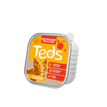 Teds karma mokra z insektów z jabłkiem