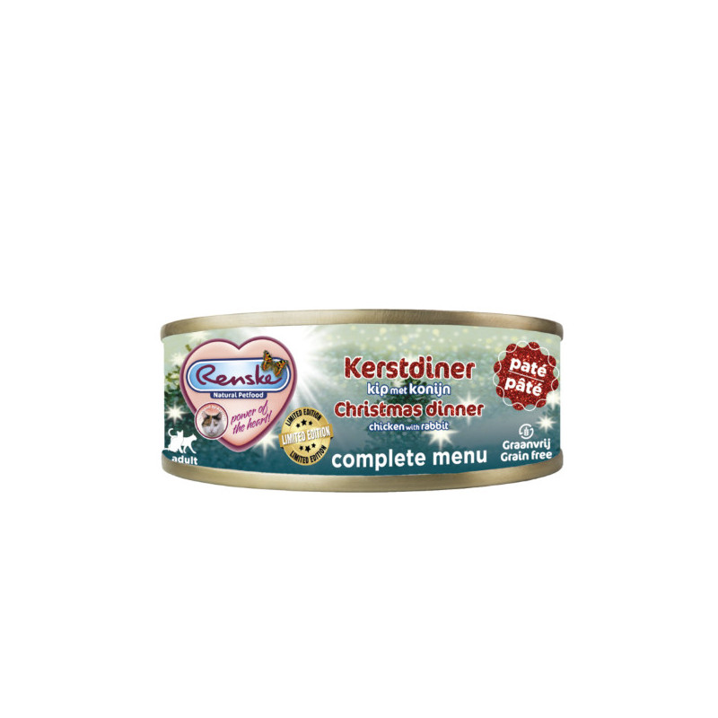 Renske cat PATE - kurczak i królik WERSJA ŚWIĄTECZNA