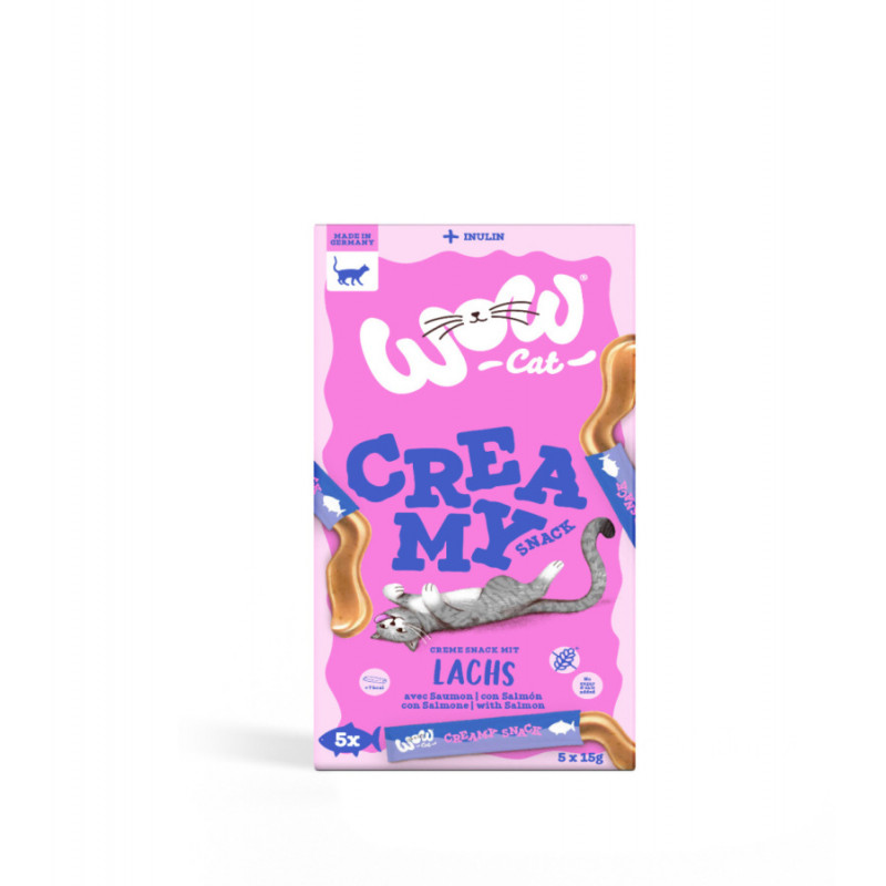 WoW cat creamy snack z ŁOSOSIEM