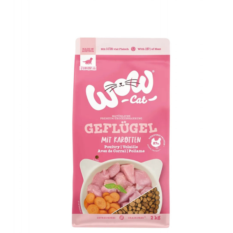 WoW cat JUNIOR z drobiem