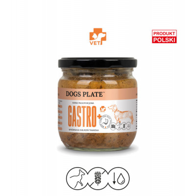 Dogs Plate VET Gastro plus
