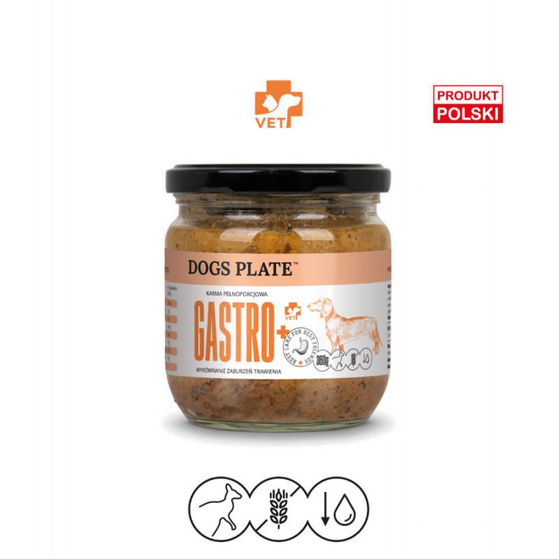 Dogs Plate VET Gastro plus