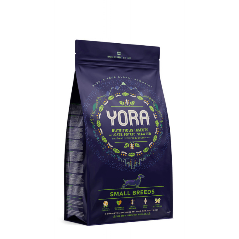 Yora - SMALL bread ekologiczna karma z insektów 42,5% owadów