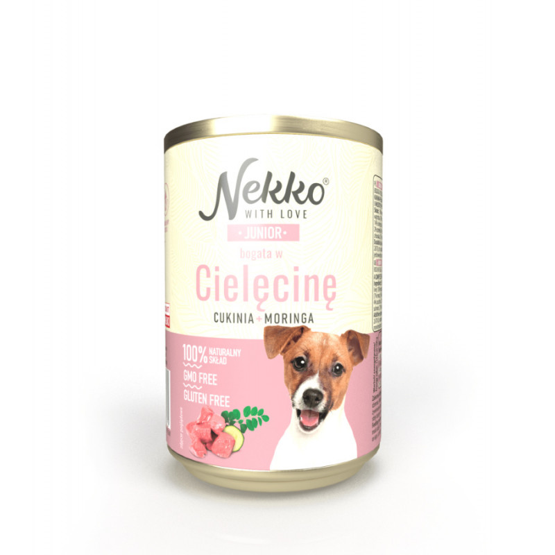 Nekko puszka JUNIOR bogata w cielecinę