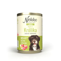 Nekko puszka JUNIOR bogata w królika