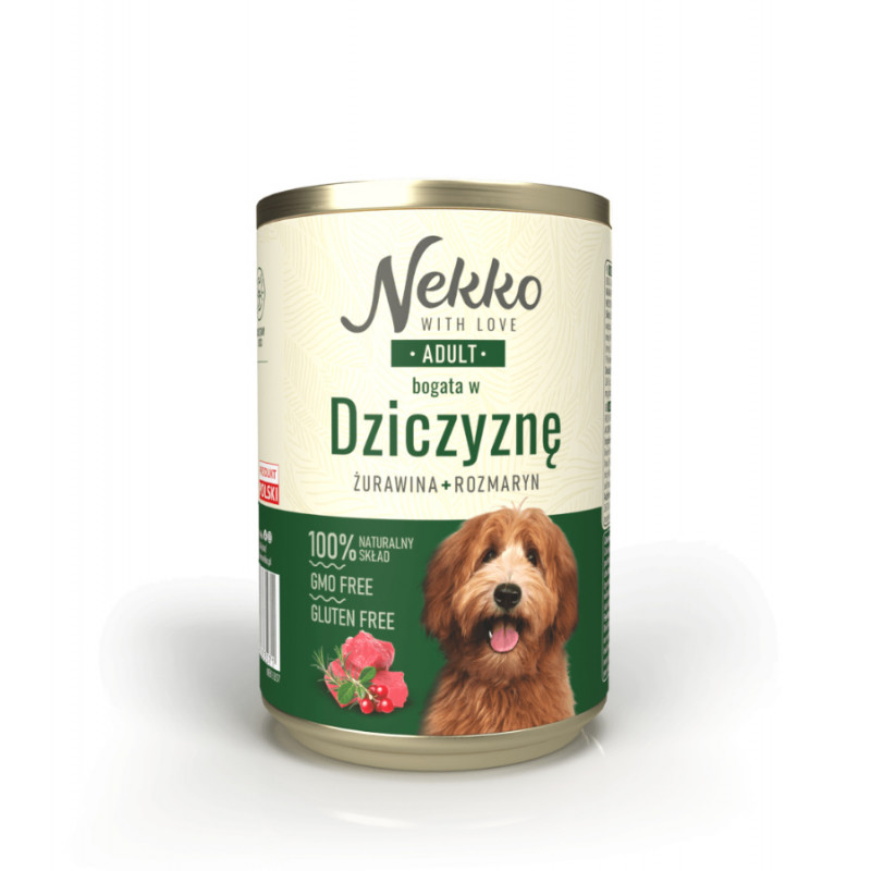 Nekko puszka ADULT bogata w dziczyznę