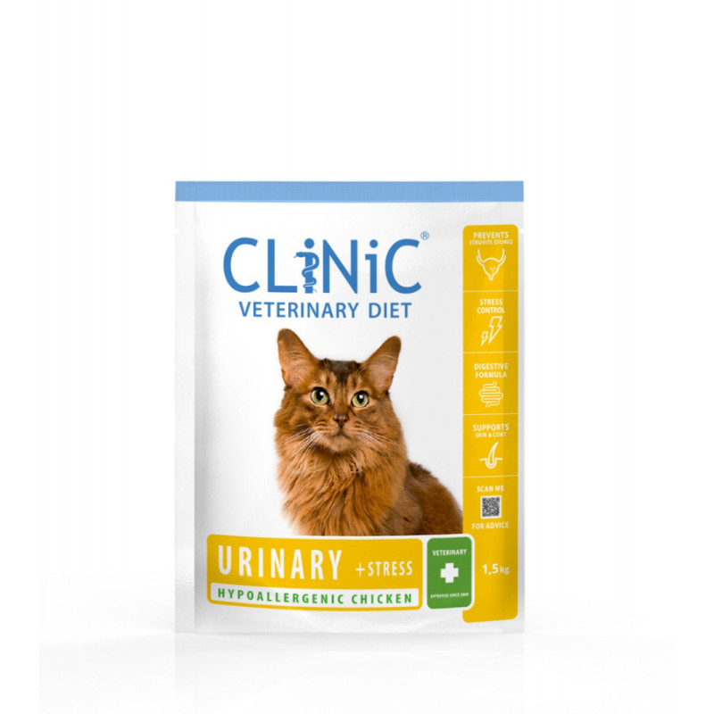 Clinic VET cat urinary and stress hypoallergenic - DRÓB