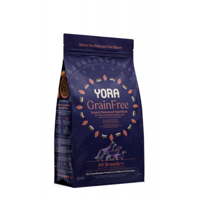 Yora GRAIN FREE - ekologiczna karma z insektów 40% owadów