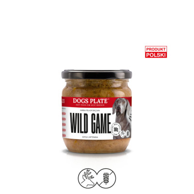 Dogs Plate WILD GAME z jelenia