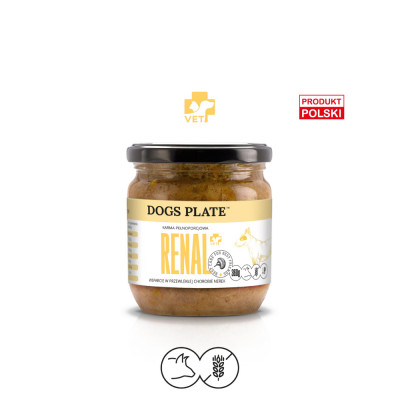 Dogs Plate VET RENAL z wieprzowiną