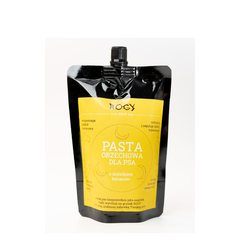 Rogy PASTA orzechowa z bananem