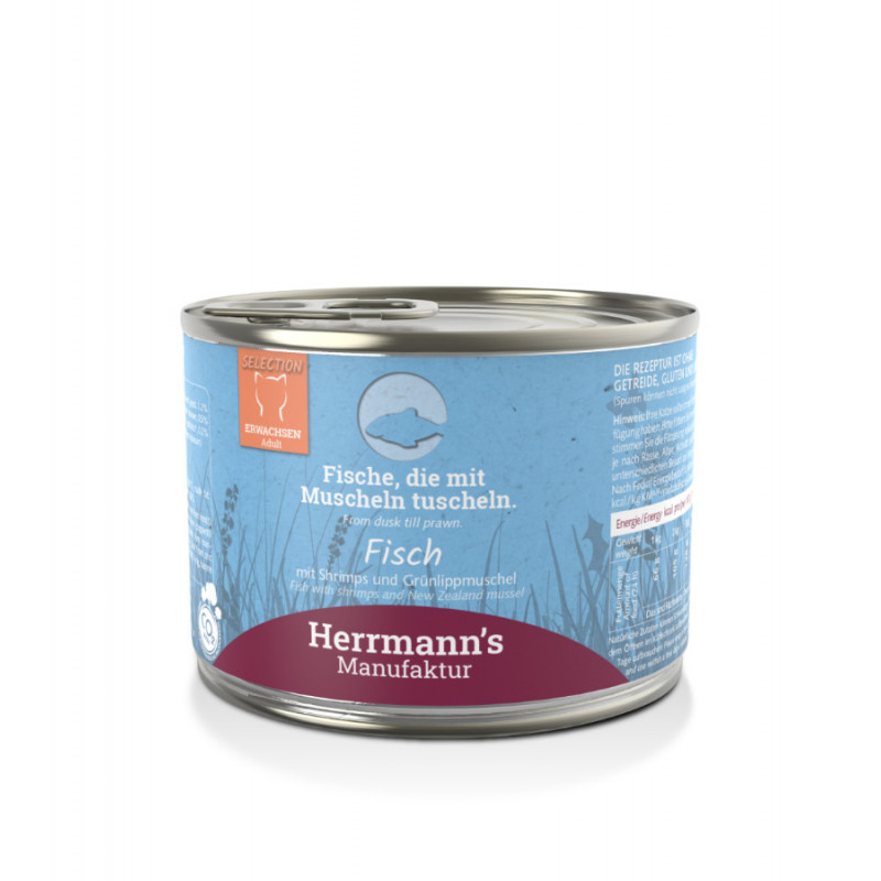 Herrmanns selection cat - ryby z krewetkami