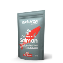 Naturea cat saszetka - kurczak i łosoś