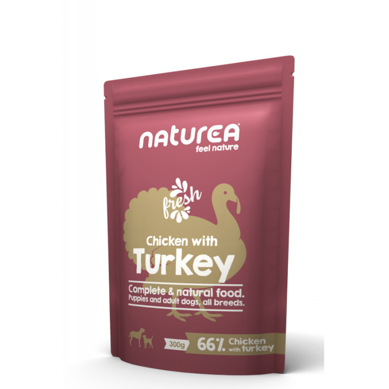 Naturea dog saszetka - kurczak i indyk