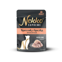 Nekko saszetka KURCZAK z kaczką w bulionie
