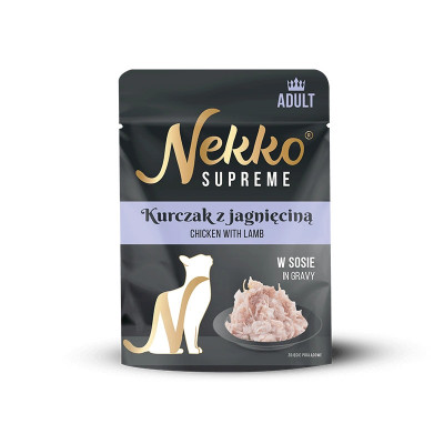 Nekko saszetka KURCZAK z jagnięciną w sosie