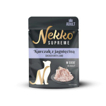 Nekko saszetka KURCZAK z jagnięciną w sosie