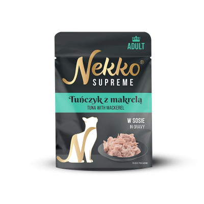 Nekko saszetka TUŃCZYK z makrelą w sosie