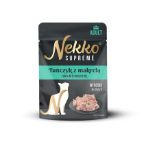Nekko saszetka TUŃCZYK z makrelą w sosie