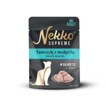 Nekko saszetka TUŃCZYK z makrelą w galarecie