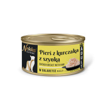 Nekko puszka pierś z KURCZAKA z szynką w galarecie