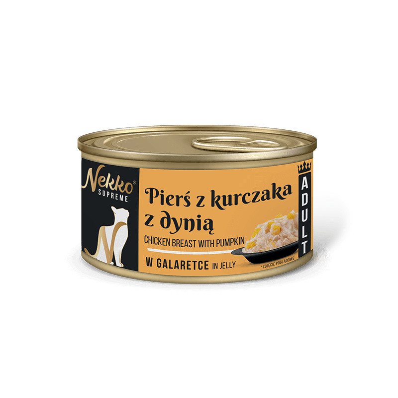 Nekko puszka pierś z KURCZAKA z dynią w galarecie