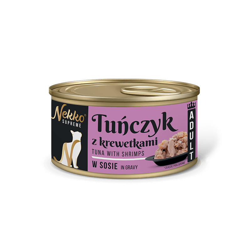 Nekko puszka TUŃCZYK z krewetkami w sosie