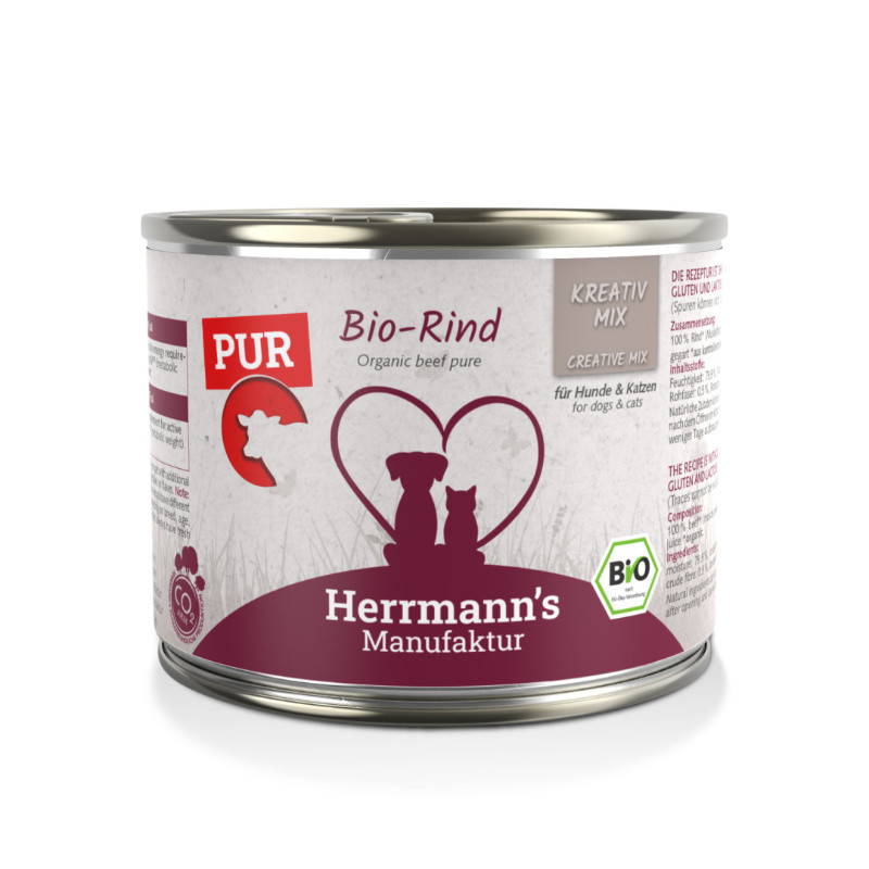 Herrmanns kreative mix puszka - WOŁOWINA bio