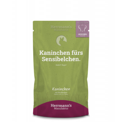 Herrmanns selection dog saszetka - królik