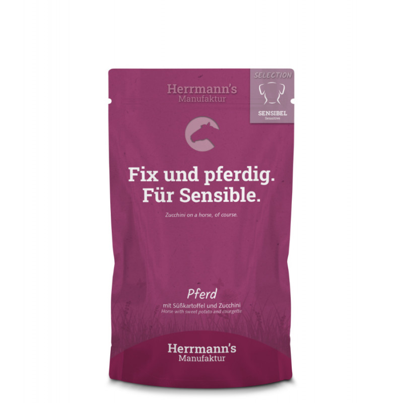 Herrmanns selection dog saszetka - konina