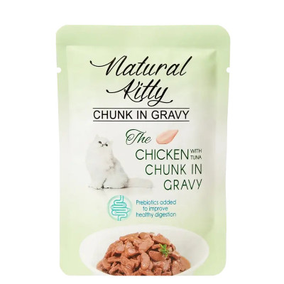 Natural Kitty saszetka KURCZAK z tuńczykiem