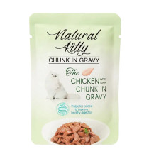 Natural Kitty saszetka KURCZAK z tuńczykiem