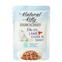 Natural Kitty saszetka KURCZAK, tuńczyk z kawałkami jagnięciny