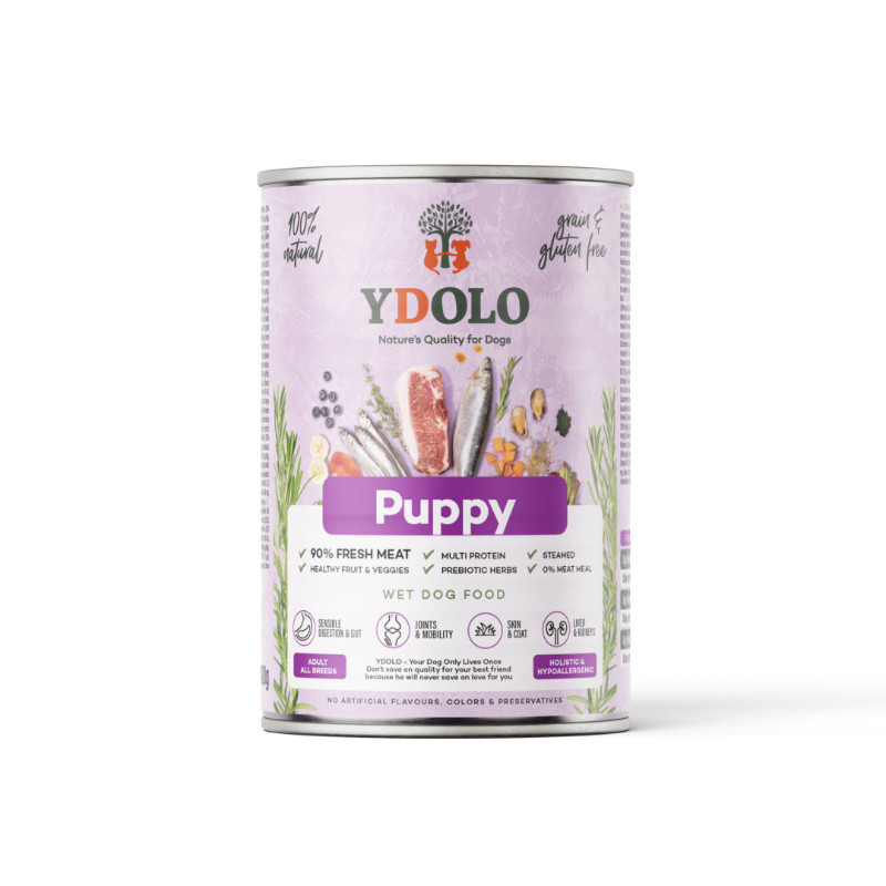 Ydolo puszka PUPPY wieprzowina i ryby