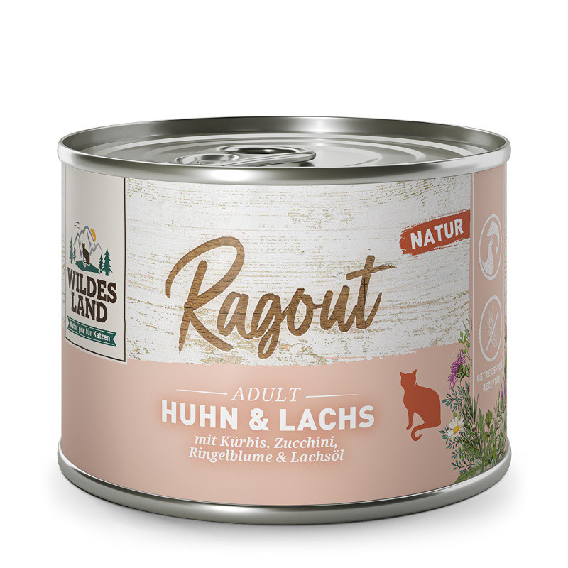 Wildes Land RAGOUT puszka KURCZAK z łososiem