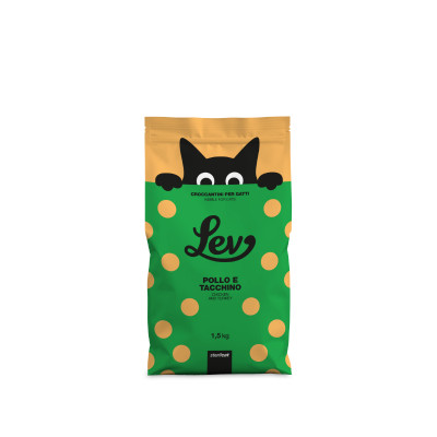 Lev cat CHICKEN and turkey sterylizowany
